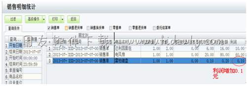 查詢銷售明細操作圖示