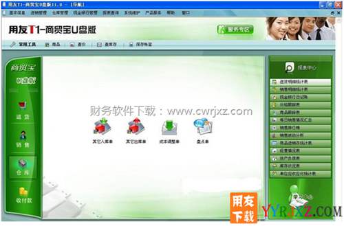 用友T1商貿(mào)寶U盤V11.1免費(fèi)試用版進(jìn)銷存軟件下載地址 用友T1 第4張