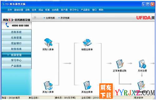 用友通T3財(cái)務(wù)通精算普及版10.5財(cái)務(wù)軟件免費(fèi)試用版下載地址 用友T3 第2張