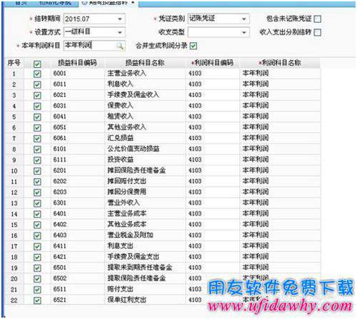 用友軟件T+期間損益結(jié)轉(zhuǎn)設(shè)置