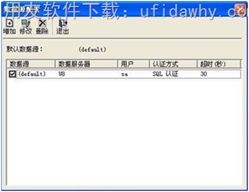 配置用友ERPu8+v12.1數(shù)據(jù)源操作第2步圖示