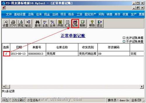 記賬操作圖示