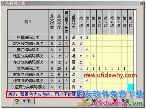 用友T3會計科目科目編碼級次設(shè)置的圖文教程