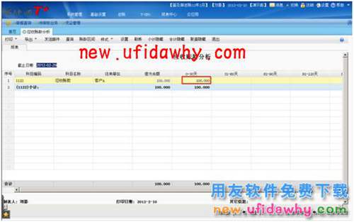 用友暢捷通T+軟件的總賬模塊中，應(yīng)收賬齡分析為什么取數(shù)不正確？ T+產(chǎn)品 第4張