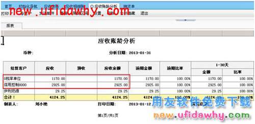 暢捷通T+軟件中應收總賬和應收賬齡分析的期末余額的數(shù)據(jù)不相等？ T+產品 第5張